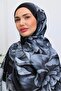 Floral Watercolor Patterned Digital Soft Shawl - 5
