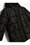 Inflatable Coat with Hood and Pocket Detail - 5