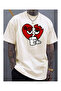 Unisex "Broken Heart" Printed T-Shirt -Modern Style