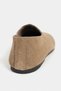 Lizoy Rome Beige Genuine Suede Leather Flat Sole Women Ballet Flats - 9
