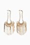 Fringed dangle earrings - 2