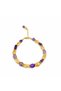 Natural Amethyst & Citrine Stone Bracelet |   Handmade Natural Stone Bracelet |   Adjustable Stylish Bracelet - 3