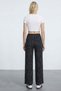 Comfortable Fit High Waist Wide-Leg Viscose Mix Women's Trousers - 2