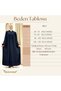 Buttoned Robali Extra Loose Fitted Cut Reglan Sleeve Ferace Suitable for Tesettüre - 5