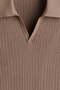 Regular Fit Cable-knit polo shirt - 6