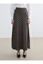 Plaid Flared Skirt with Elastic Waist - 3