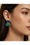 Green Blue Color Earrings - 2