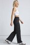Comfortable Fit High Waist Wide-Leg Viscose Mix Women's Trousers