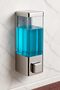 Wall Mounted Manual Liquid Soap Dispenser 5 Pcs Adhesive and Screw-On Non-Spill Soap Dispenser 350 ml A-1 - 5