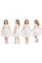 Girl's Sequined Tulle Princess Dress Balloon Sleeve Birthday Party Special Occasion Dress - 3