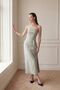 My Fashion Belt Li Strapless Maxi Dress