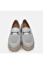 Large Size Women's Summer Loafers Genuine De Leather 1-42-43-44-White - 3