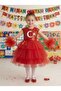 April 23Rd and October 19Th Eid Buckled Pompom Sleeves Show Outfit Girl Dress