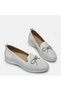 Large size women's wedge shoes genuine Leather shoes 41-42-43-44-white - 5