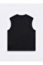 Sleeveless Printed Black Undershirt - 2