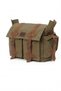 Waxed Canvas Messenger Bag - Large Size Functional Daily Vintage Multi-Compartment Water-Resistant