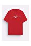 Unisex Heart Rate Special Design Front Printed Design Tshirt - 2