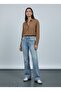 Long Sleeve Basic Buttoned Brown Shirt