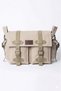 Waxed Canvas Messenger Bag - Large Size Functional Daily Vintage Multi-Compartment Water-Resistant - 2