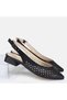 LARGE NUMBER WOMEN'S SHOES 41-42-43-44-BLACK SKIN - 8
