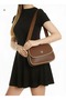 Women's Crossbody Bag with Flap and Zipper, Multi-Compartment Shoulder Bag