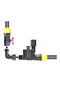 2-way coupling elbow, polypropylene, external thread, 32 mm - 2