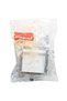 SUNO single socket, 2P+E, automatic terminals, IP44, white - 5
