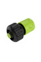 Hose connector, quick, with stop, polypropylene, 19 mm