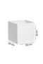 Multi-Purpose Storage Box with White Lid (20cm X 20cm X 15cm) - 2