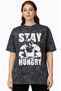 Arnold Stay Hungry Fitness Bodybuilding Sportsman Gym Printed Unisex Oversized Vintage Washed T-Shirt - 2