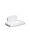 German soap dish, plastic, white