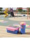 Kids Bento Lunch Box Set with Matching Water Bottle – 1200ml 3-Compartment