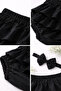 Baby Girl Black Ruffle Shorts & Bandana Set - 2