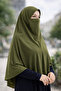 Ready-Made Turban Veil Practical Scarf with Hijab - Prayer Covering Hijab - Namaz Örtüsü Sufle 5XL - 3