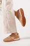 About Genuine Leather yan star women's sneakers mink Suede - 3
