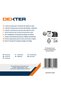 Aplicator Dexter, forma concava, 120 mm, set 3 bucati - 3