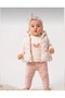 Cute Butterfly Baby Girl Vest Set 3-Piece Set
