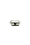 Flat plug 2P 2.5 A, silver - 3