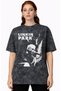 Design Linkin Park Rock Metal Music Band Printed Unisex Oversized Vintage Washed T-Shirt - 2