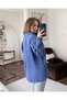 Bambu Oversize İndigo Gomlek - 3