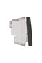 Himel simple switch with LED socket, 1 module, black - 3
