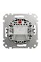 Sedna New push-button switch, modular, IP20, anthracite - 5