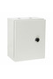 Metal construction site box, surface mounting, 6 modules, IP54