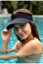 Soleil Vizör – Women's Summer Sun Hat with Wide Brim |   Beach & Pool Use
