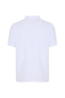 Men's White Zippered Polo Collar T-Shirt - 5