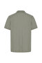Men's Khaki Polo Collar Knitted Short Sleeve T-Shirt - 5