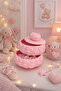 Decorative Jewelry and Candy Box with Bow – Baby Room Desktop Decor - 2