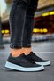 Ch043 Cowien Men's Casual Lace-Up Leather Sports Sneakers Shoes Cbt - Black - 4