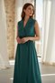 Women Dress Sleeveless Shirt Dress Summer Dress Midi Dress Long Stylish Casual Green Slit A-Line - 6