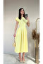 Pleated Waist-Tied Short Sleeve Dress - 7